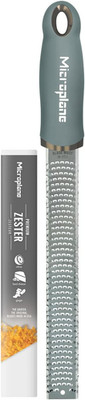 Microplane Zester Küchenreibe in Eukalyptus-Grün Für Zitrusfrüchte, Parmesan, In