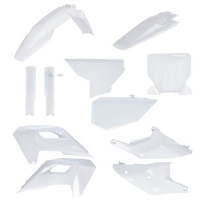 Acerbis Full Plastic Kit - White for Husqvarna 2986610002
