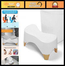 Toilet Stool for Adults - 7" Non-Slip Squatty Step Stool, 550 lbs Capacity, Bath