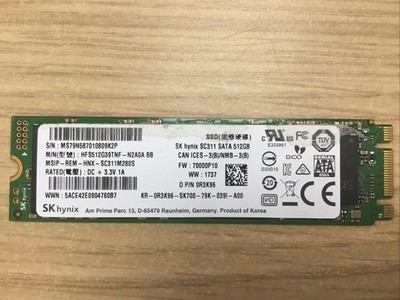 SK Hynix SC311 512GB SATA 6Gbps M.2 2280 Interne Solid State Drive SSD
