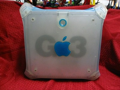 Vintage Blue Apple Power Macintosh G3 M5183 350MHz NO RAM NO HDD