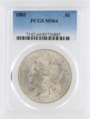 1883 Morgan Silver Dollar PCGS MS64 S$1 Philadelphia Minted No Reserve