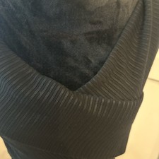 Michael Kors Textured Black Midi Dress