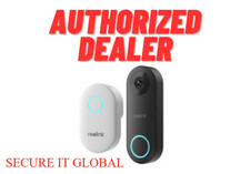 Reolink Doorbell Camera Smart WiFi Video Doorbell Chime 5MP Wide Angle 2way Talk