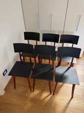 Sedie Enzo Mari Zanotta Marina set completo x6 Dining Chairs Italy Design