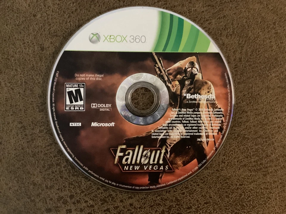 Fallout 3 GOTY 2-Disc Set & Fallout New Vegas Xbox 360 Lot – Tested & Working - Image 4 of 4