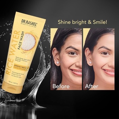 Dr. Rashel Rice Water Face Wash Gentle Cleanser boost skin's glow 100 ml