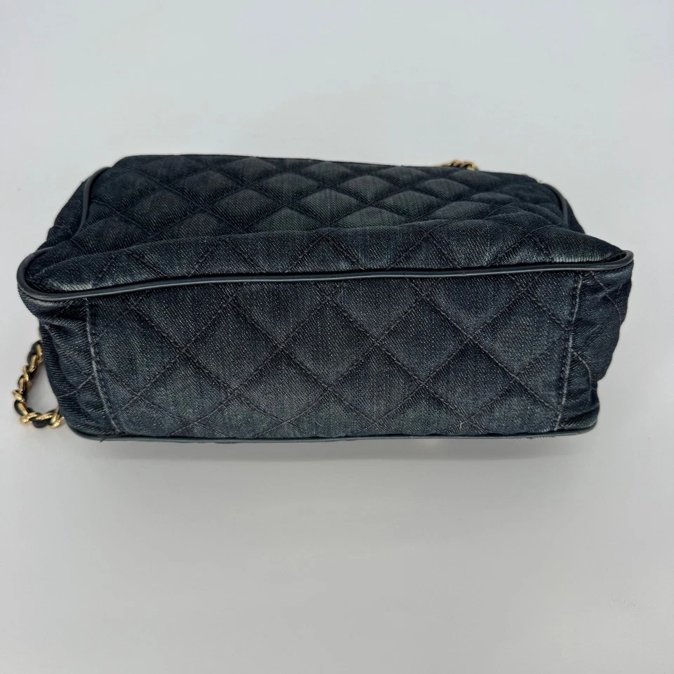 Bolso Bandolera Michael Kors Sloan Denim Acolchado Denim Cadena Foto 4 de 4