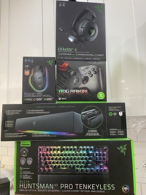 GAMING SET , Xbox Controller, RAZER Gaming Mouse And Tenkeyless , Soundbar