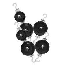 4Pcs Durable Pulley Block Set for Physics Education Assorted Color Teaching Tool