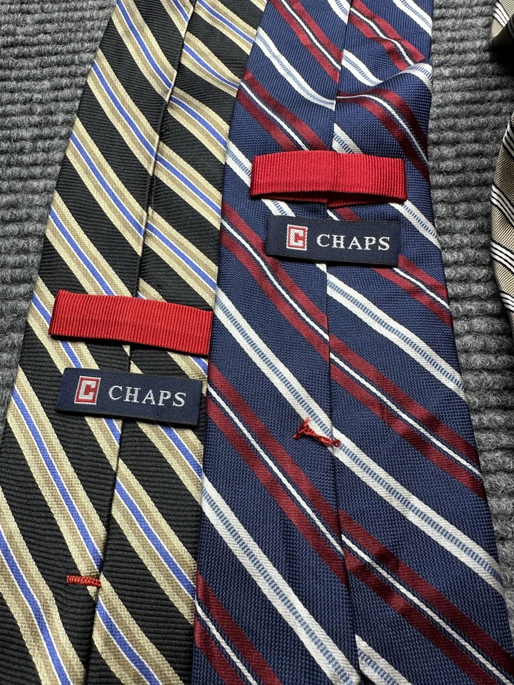 Chaps 领带男式 5 件装多色条纹佩斯利几何领带套装 — 第 4/4 张图片