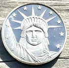 1 Troy oz Proof Lady Liberty and Torch .999 Fine Silver Round - 31.1g Silver.