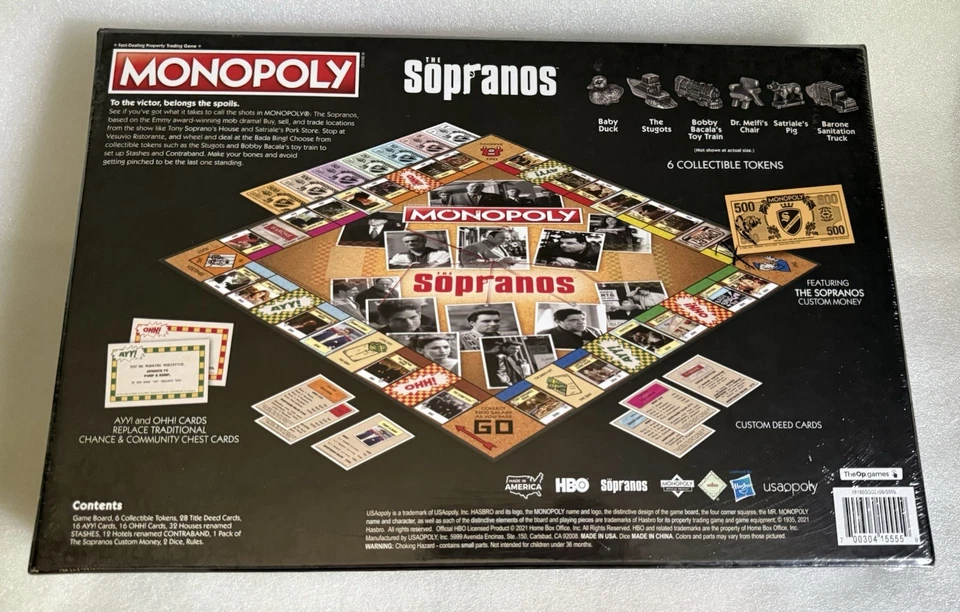 Rare Brand New Factory Sealed Monopoly The Sopranos Edition Board Game NIB - Image 2 of 4