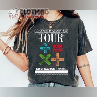 Rare The Mathematics Tour Shirt, Ed Sheeran Mathematics Tour T shirt NH26021