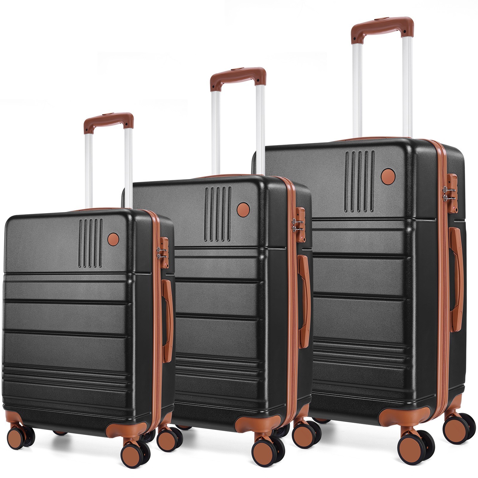 Set With Spinner Wheel Abs+pc Suitcase 20'' 25'' 29''