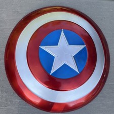 2012 Large Captain America Shield 24 Plastic Molded Rare