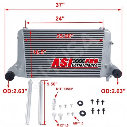Performance Front Mount Turbo Intercooler fit 2020-2023 Ford Explorer ST 3.0L V6