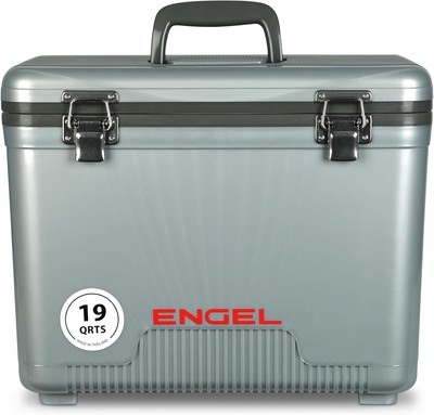 Engel 19qt Leak-Proof, Air Tight, Drybox Cooler - Silver
