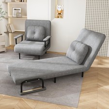 Sofá Cama Plegable Silla Convertible 5 en 1 - Respaldo Ajustable 5 Posiciones con