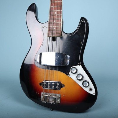 Vintage 1970's Kingston Antares Teisco Short Scale Jazz Bass