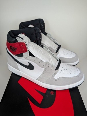 Size 10.5 - Air Jordan 1 Retro High Light Smoke Grey - NEW - 555088-126