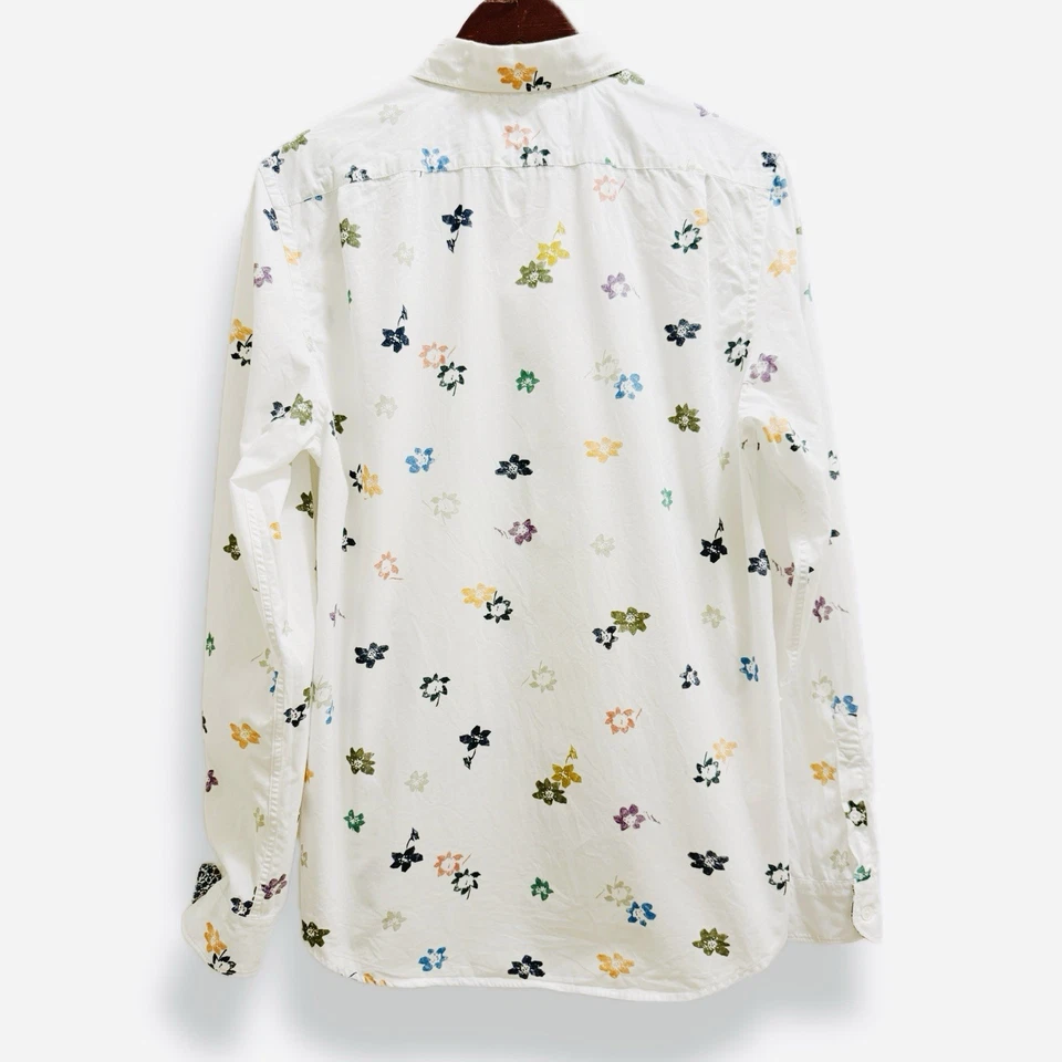 Paul Smith Tailored Fit Floral Button Up Shirt Flip Cuff Mens Size Medium $295 - Image 2 of 4