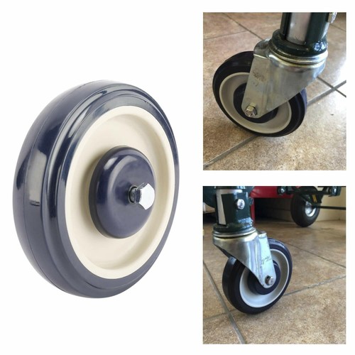 20Pcs 5" Wheels for Cart 5/16" Bore Shopping Cart Replacement Wheel Polyurethane - Picture 7 of 14