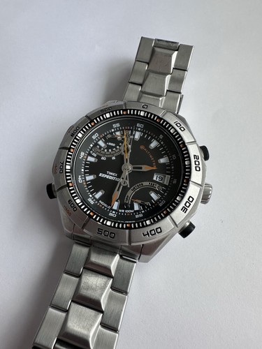 TIMEX Herrenuhr E-Altimeter Expedition - TM-T2N727 - Edelstahl - UVP 300 € - Bild 3 von 9
