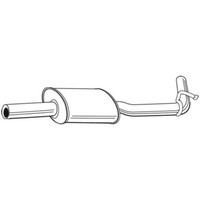 Walker MittelschalldäMpfer SchalldäMpfer FüR Renault Kangoo Express FC0/1_ 21916