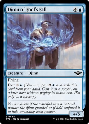 DJINN OF FOOL'S FALL x4 mtg NM-M Outlaws of Thunder Junction 4 Common