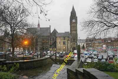 Foto 6x4 Rochdale Rathaus von Stufen unterhalb St. Tschad gesehen 's Churc c2015