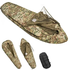Rifleman Sleeping SystemCapricorn Camo Full Set GT+GM Bivy Sleep Bags+Stuff Sack