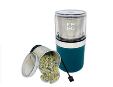 ERGO Herb Grinder - Electric. Large Capacity with Removable (Washable) Stainless