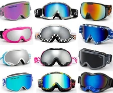 Professional Ski Goggles Winter Snow Anti Fog Dual Lens UV Protection Men Women