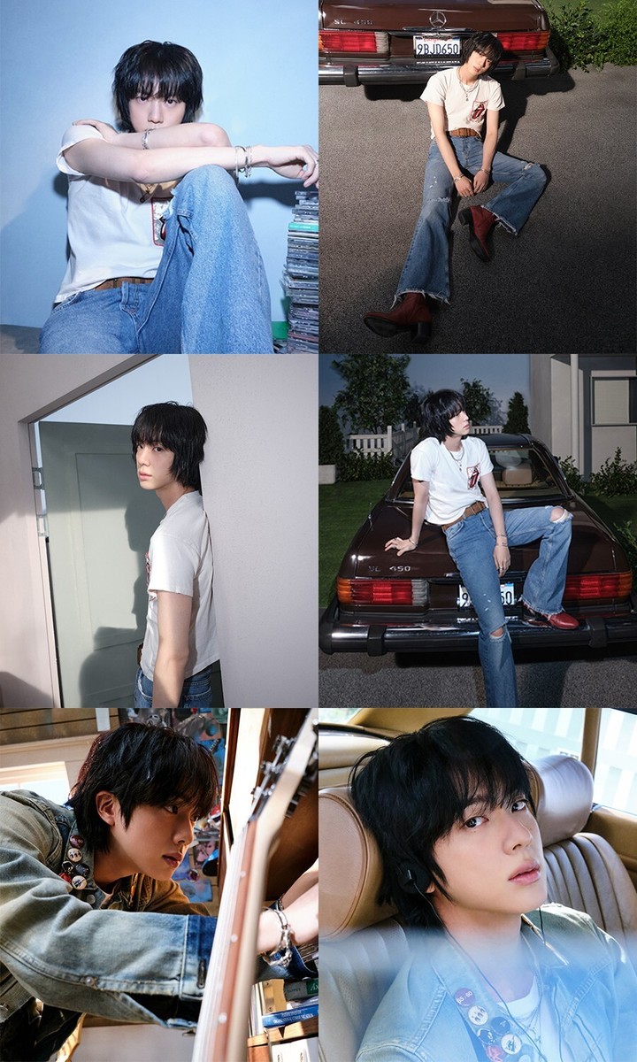 BTS JIN [ECHO] 2nd Mini Album WEVERSE Ver/QR Card+18 Card+Badge+