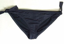 NWT J CREW SIDE-KNOT HIPSTER a6045 46 dch charcoal gray sz L swim bikini bottom