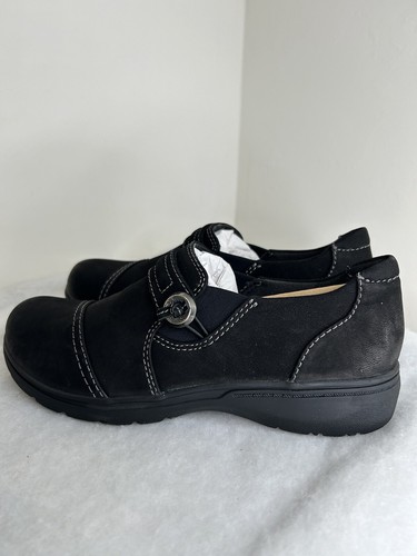 Mocassino perla Clarks donna Carleigh-Nubuck nero taglia 8 nuovo con scatola - Foto 5 di 9