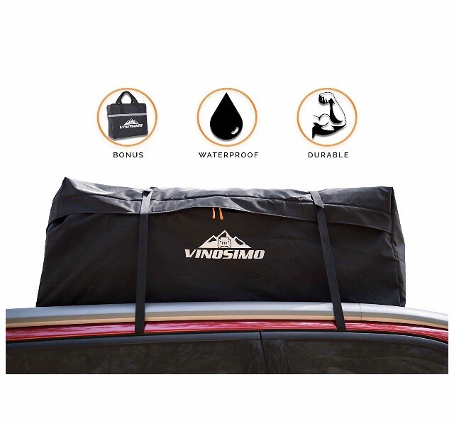 Vinosimo SoftShell Carriers Car Rooftop Cargo Bag 15 Cubit