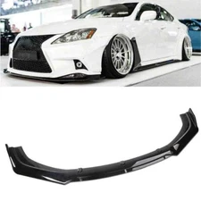 For Lexus IS250 IS350 IS300 Front Bumper Lip Chin Spoiler Splitter  Gloss Black