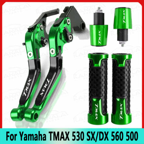 3 Stück Griff Griffe Kappe Bremse Kupplungshebel Set für Yamaha TMAX 530 SX/DX 560 500 - Bild 13 von 13