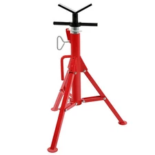 V-Head Pipe Stand 28"-52" Height Pipe Jack Stand 2500Lb Capacity 1/8"-12" Pipe