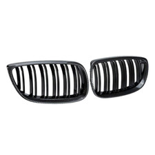Gloss Carbon Fiber Print Front Grilles Fits 11-13 E92 E93 328i 335i Coupe Lci