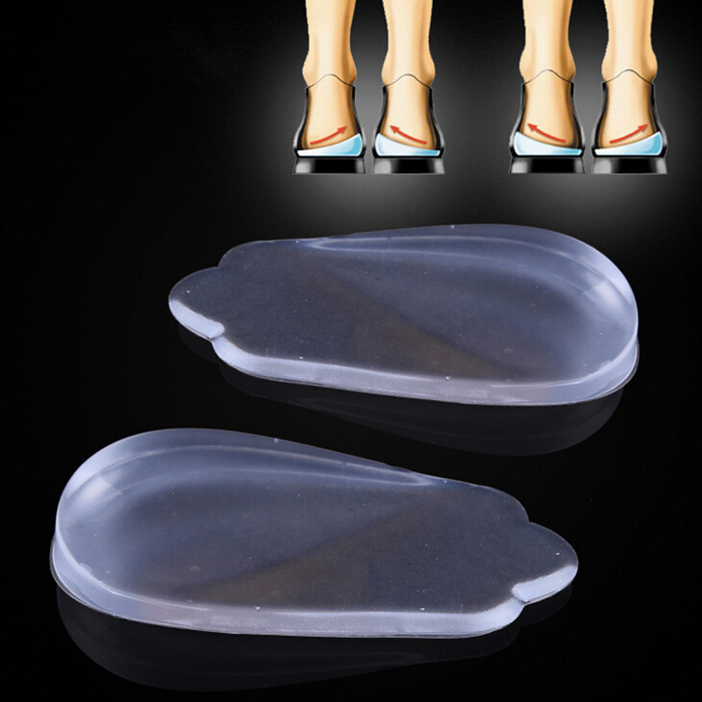 Silicone Gel Forefoot Orthotic Arch Support Massaging Insoles Insert Cushion*a5