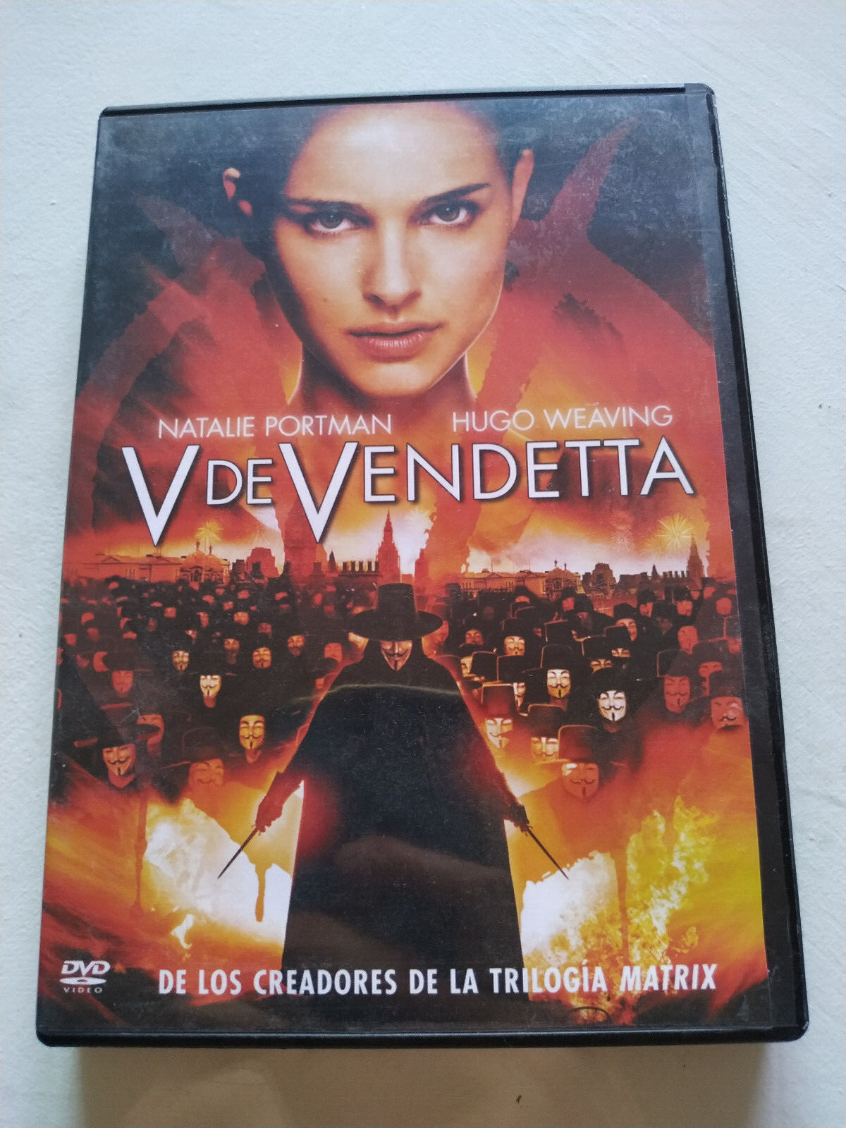 V for Vendetta Natalie Portman Hugo Weaving - DVD Spanish English Region 2 Am