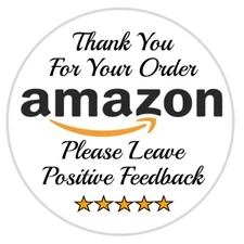 60 1" Thank You For Your Amazon Purchase Labels / Stickers / Seals