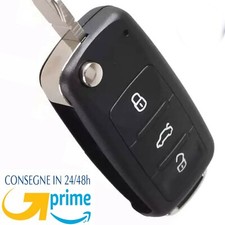  Guscio cover Telecomando 3 Tasti Compatibile per VW Golf 5 6 7 Passat B7 CC 