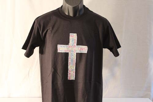 Inspirational cross Christ bible God Jesus mens t-shirt tee graphic novelty new - Bild 8 von 33