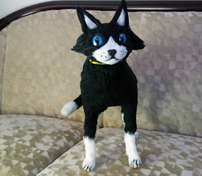 Morgana Persona 5 Cat Form Katze Art Doll Puppe Plush Plüsch Cosplay Figur