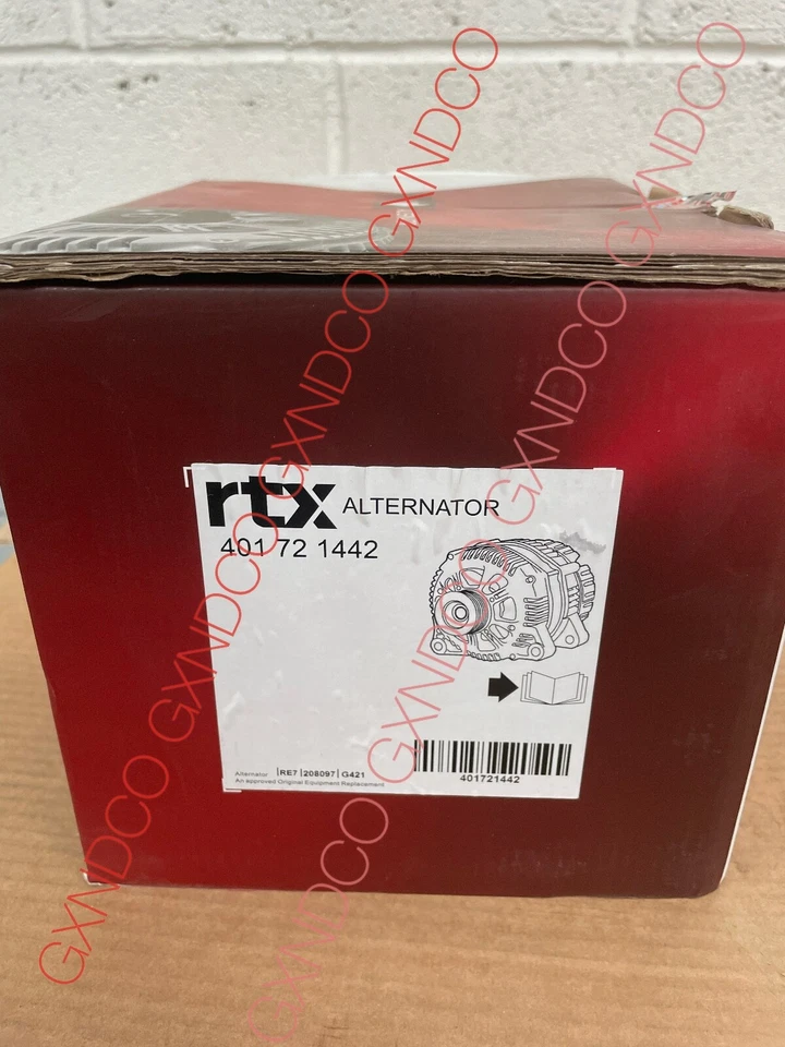 RTX ALTERNATOR FITS OPEL VAUXHALL OMEGA VECTRA ASTRA ZAFIRA 100A 12V 90506202 - Image 2 of 4