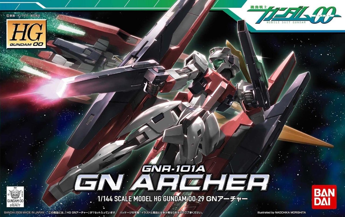 HG 1/144 GNR-101A GN Archer (Mobile Suit Gundam 00) | eBay